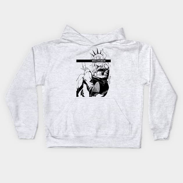 Lucifer Helltaker Kids Hoodie by nagai